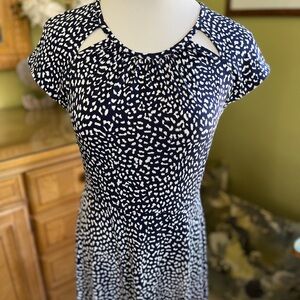 Michael Kors True Navy and White Dress